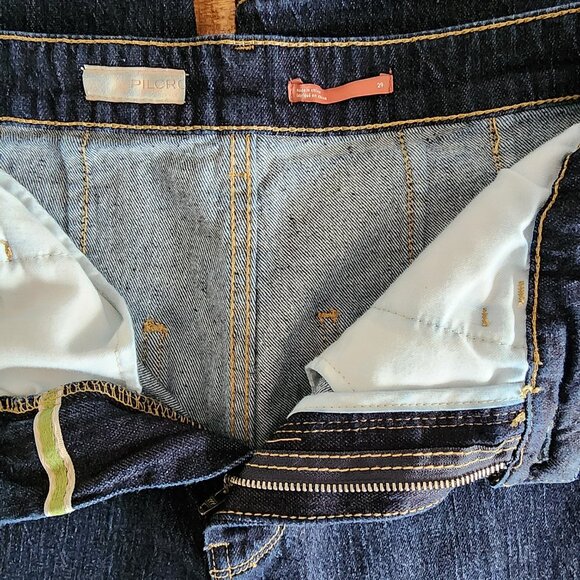 PILCRO The Column Ultra High-Rise Cropped Jeans Size 29 - Picture 9 of 9